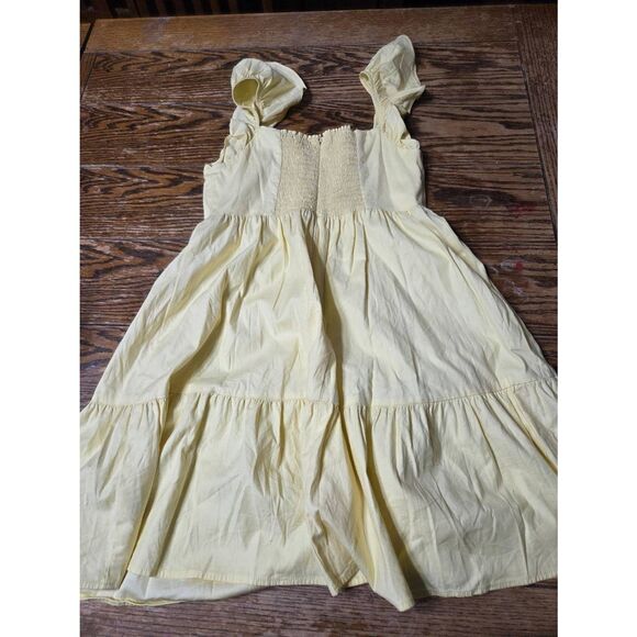 Reformation  Jeune Dress In Yellow Sz 6 - Picture 4 of 4